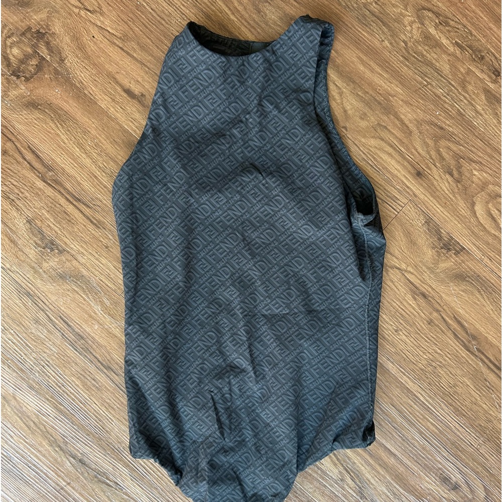 Fendi x skims high neck bodysuit